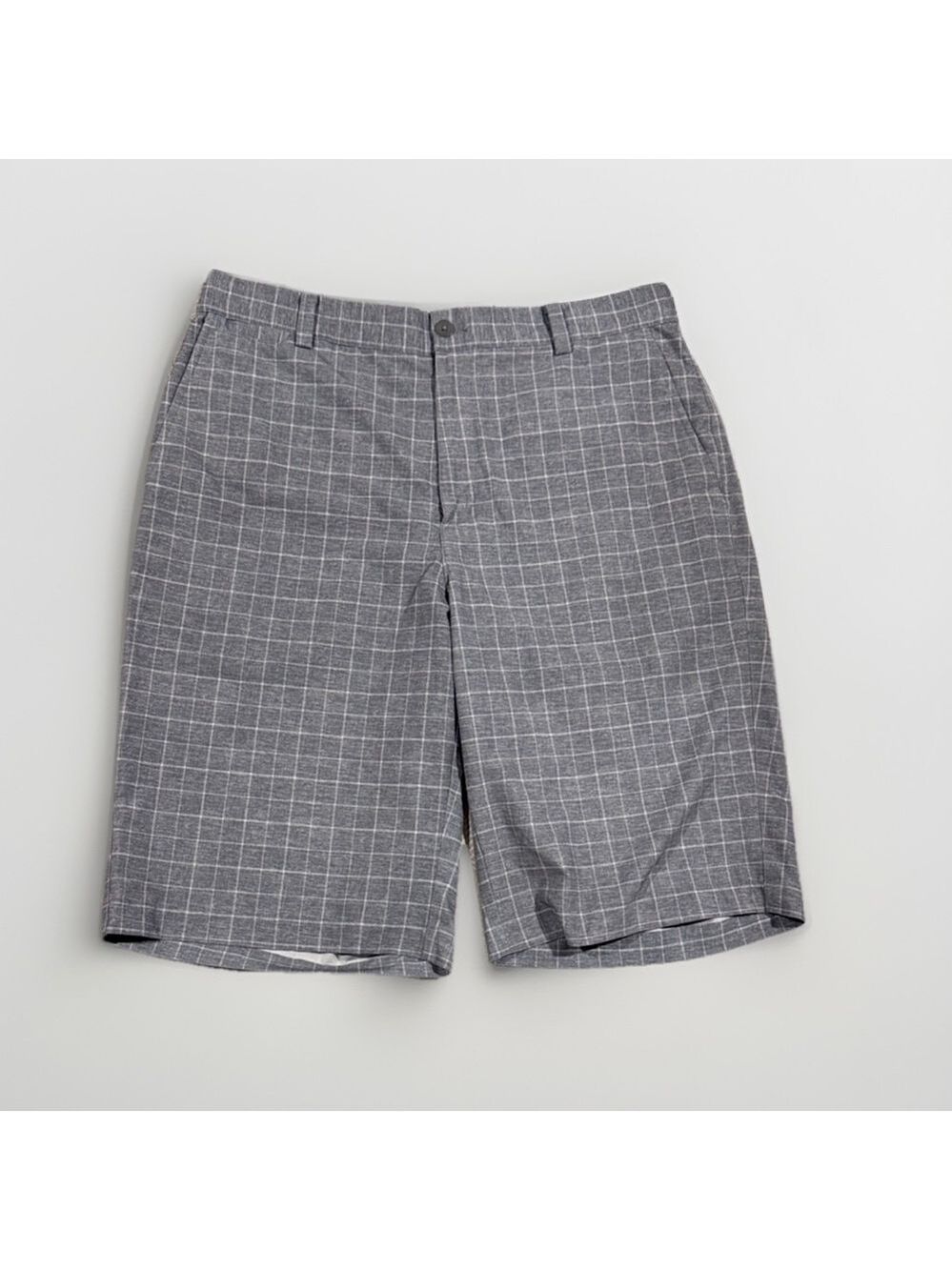 Nike Golf Men's Gray Checkered Shorts
